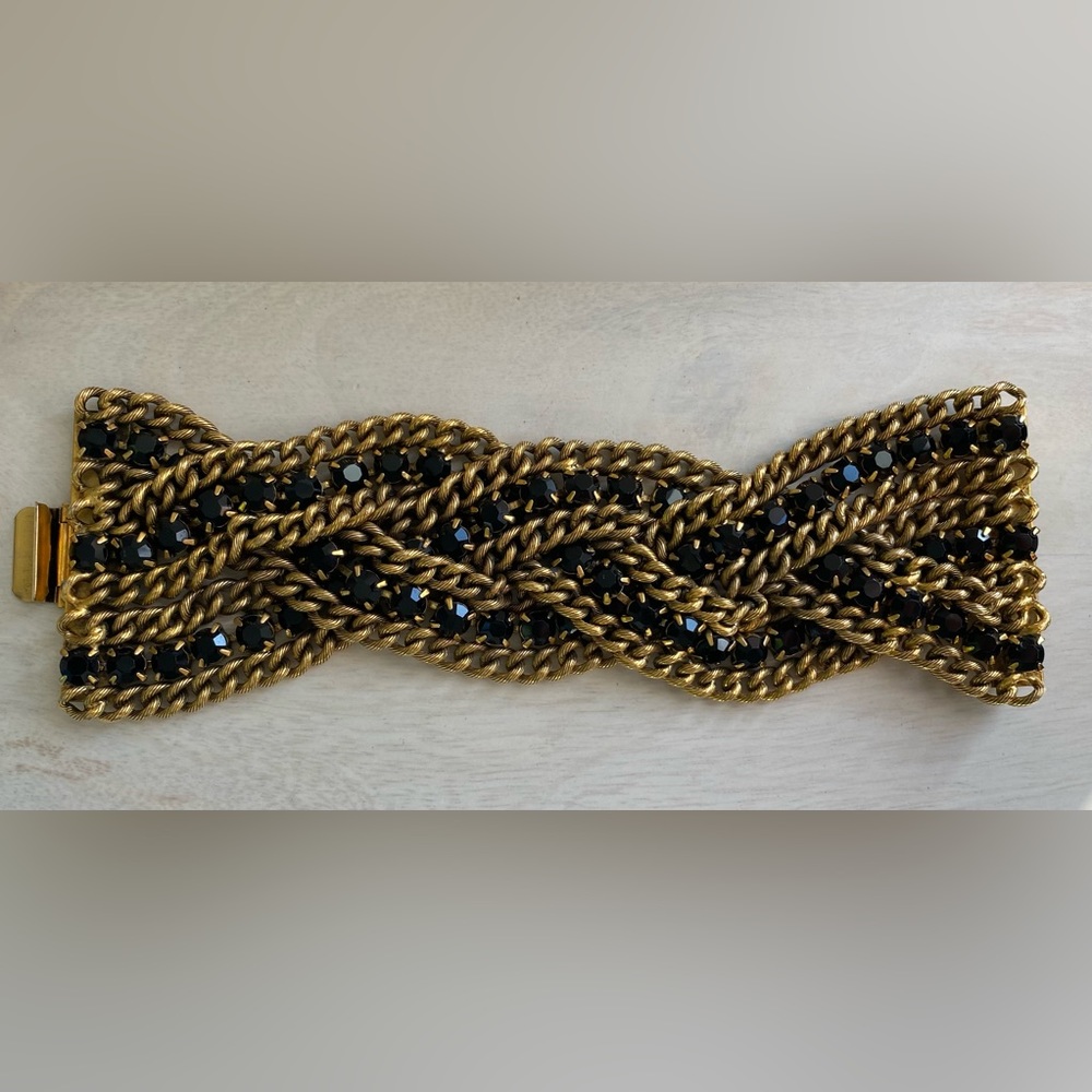 Elizabeth Cole Cuff Bracelet- Braided Hana